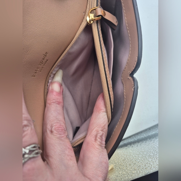 Kate Spade Romy Metallic Croc Embossed Leather Wallet On A Chain - Picture 10 of 10